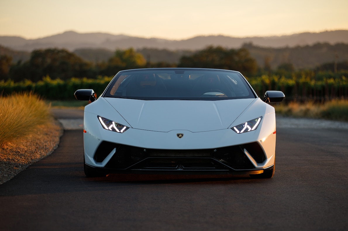 Скорость Lamborghini Huracan