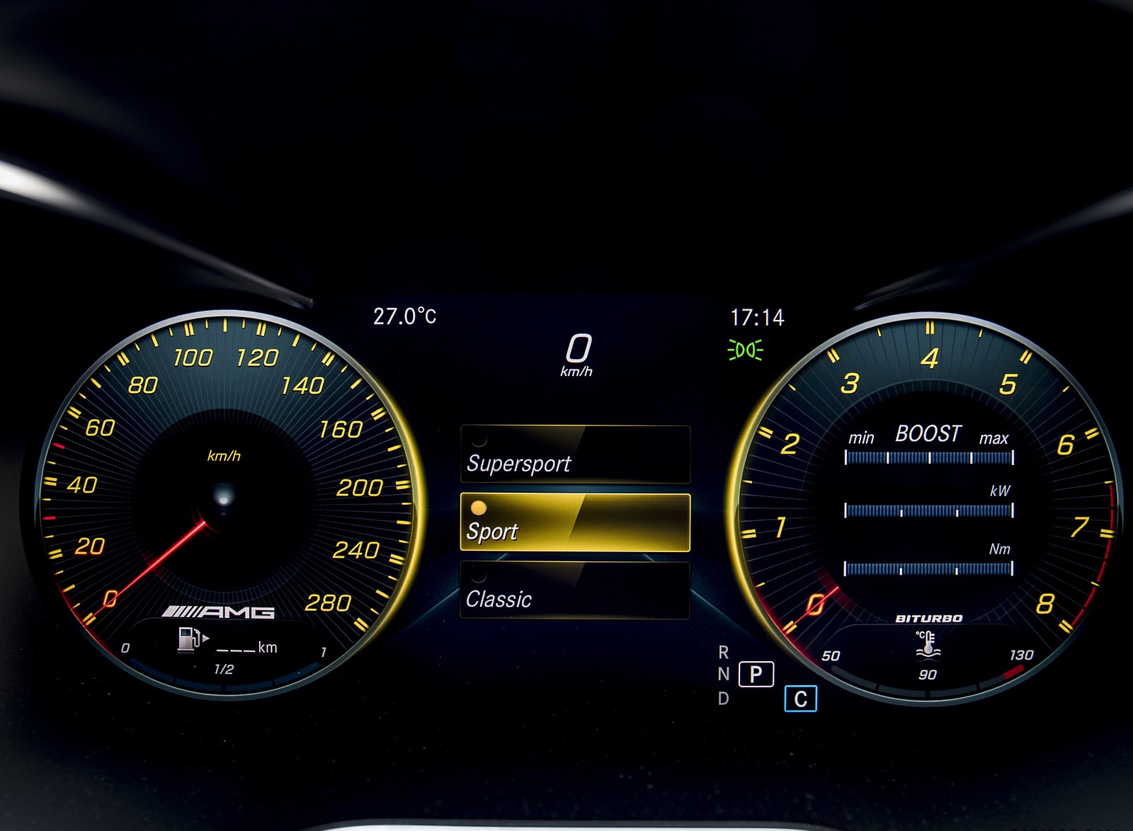 2019 Mercedes-AMG C43 4MATIC Coupe Digital Instrument Cluster Wallpapers #75 of 136