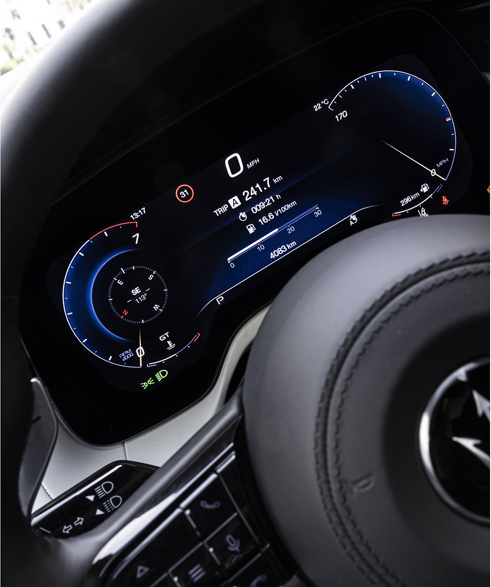 2023 Maserati Grecale Modena (Color: Grigio Cangiante) Digital Instrument Cluster Wallpapers #80 of 106